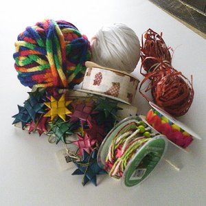 Ribbons and Ties for Gift Packages or Embellishments